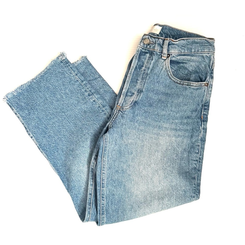 Boyish The Tommy Stretch High Rise Straight Jeans In Eternal Sunshine Size 27 - Picture 4 of 10